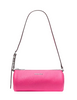 Michael Michael Kors Izzy Small Pebbled Leather Barrel Pochette Raspberry