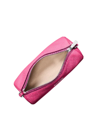 Michael Michael Kors Izzy Small Pebbled Leather Barrel Pochette Raspberry
