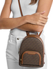 Michael Michael Kors Jaycee Extra-Small Signature Logo Backpack Brown