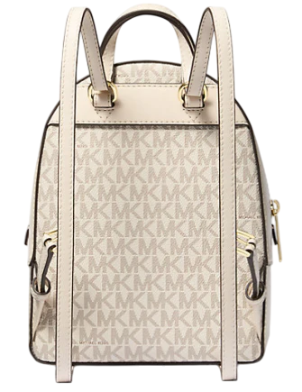 Michael Michael Kors Jaycee Extra-Small Signature Logo Backpack Light Cream