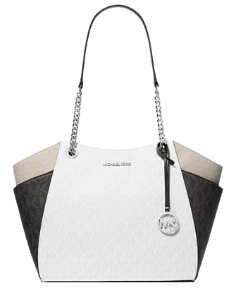 Michael Michael Kors Jet Set Large Color-Block Signature Logo Shoulder Bag