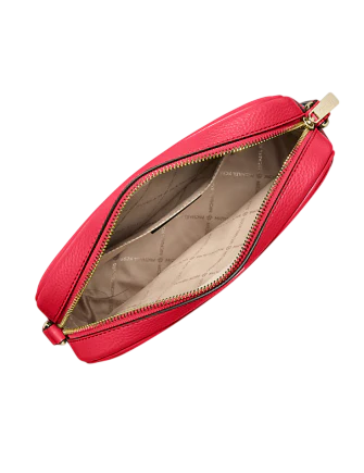 Michael Michael Kors Jet Set Large Embellished Camera Crossbody Bag Dark Sangria