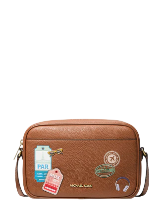 Michael Michael Kors Jet Set Large Embellished Camera Crossbody Bag