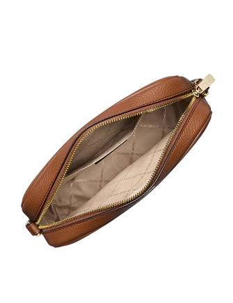 Michael Michael Kors Jet Set Large Embellished Camera Crossbody Bag Luggage