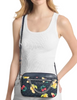 Michael Michael Kors Jet Set Large Fruit Print Logo Crossbody Bag Admiral Navy