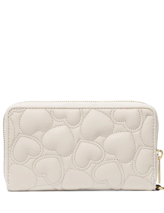 Michael Michael Kors Jet Set Large Heart Embroidered Smartphone Wristlet Light Cream