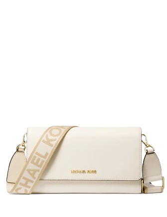 Michael Michael Kors Jet Set Large Leather Crossbody Bag