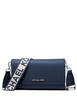 Michael Michael Kors Jet Set Large Leather Crossbody Bag Navy