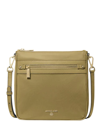 Michael Michael Kors Jet Set Large Nylon Crossbody Bag Pistachio