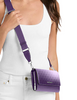 Michael Michael Kors Jet Set Large Ombre Signature Logo Crossbody Bag Dark Purple 