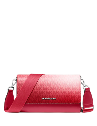 Michael Michael Kors Jet Set Large Ombre Signature Logo Crossbody Bag