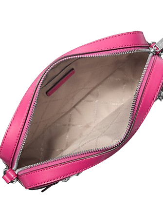 Michael Michael Kors Jet Set Large Ombre Signature Logo Crossbody Dragon Fruit