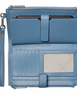 Michael Michael Kors Jet Set Large Ombre Signature Logo Wristlet Sky