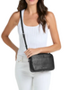 Michael Michael Kors Jet Set Large Pebbled Leather Camera Crossbody Bag Black