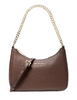 Michael Michael Kors Jet Set Large Pebbled Leather Convertible Crossbody Bag Nutmeg