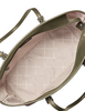 Michael Michael Kors Jet Set Large Printed Signature Logo Tote Bag Olive