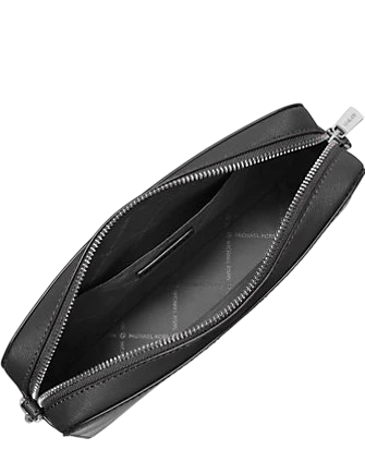Michael Michael Kors Jet Set Large Saffiano Leather Crossbody Bag Black