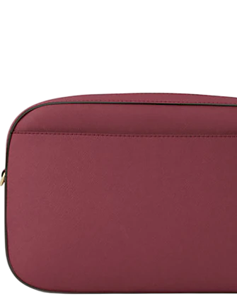 Michael Michael Kors Jet Set Large Saffiano Leather Crossbody Bag Cherry