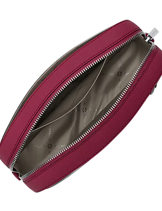 Michael Michael Kors Jet Set Large Saffiano Leather Crossbody Bag Dark Raspberry