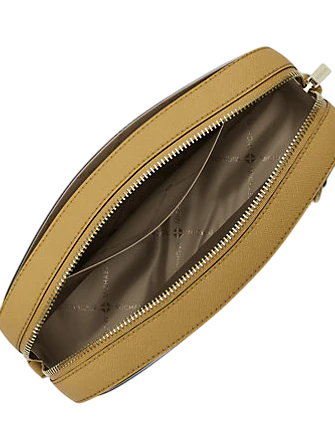 Michael Michael Kors Jet Set Large Saffiano Leather Crossbody Bag Honey