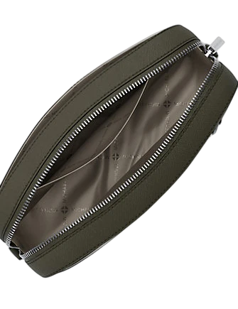 Michael Michael Kors Jet Set Large Saffiano Leather Crossbody Bag Olive