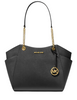 Michael Michael Kors Jet Set Large Saffiano Leather Shoulder Bag Black