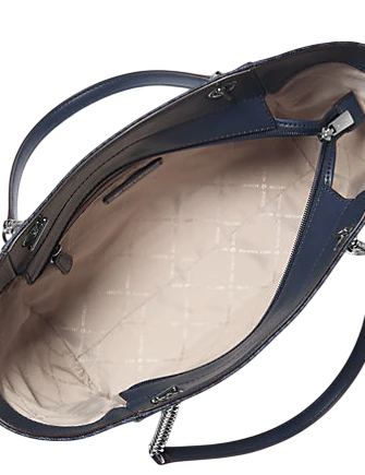 Michael Michael Kors Jet Set Large Signature Logo Shoulder Bag Admiral