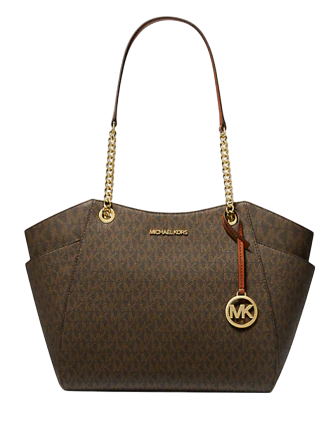 Michael Michael Kors Jet Set Large Signature Logo Shoulder Bag