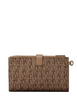 Michael Michael Kors Jet Set Large Signature Logo Wristlet Camel