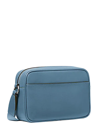 Michael Michael Kors Jet Set Leather Medium Crossbody Bag with Case for Apple Airpods Pro  Cornflower