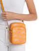 Michael Michael Kors Jet Set Medium Embellished Signature Logo Crossbody Bag Pop Orange