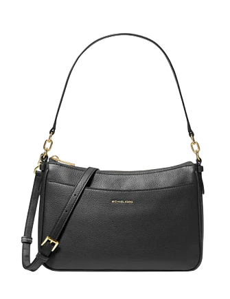 Michael Michael Kors Jet Set Medium Pebbled Leather Convertible Crossbody Bag