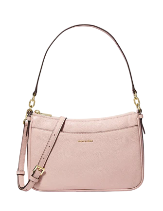 Michael Michael Kors Jet Set Medium Pebbled Leather Convertible Crossbody Bag