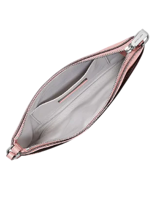 Michael Michael Kors Jet Set Medium Pebbled Leather Convertible Wristlet Smokey Rose
