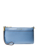 Michael Michael Kors Jet Set Medium Pebbled Leather Wristlet  French Blue