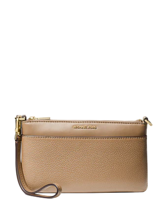 Michael Michael Kors Jet Set Medium Pebbled Leather Wristlet