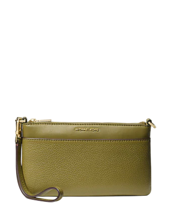Michael Michael Kors Jet Set Medium Pebbled Leather Wristlet