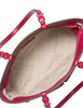 Michael Michael Kors Jet Set Medium Pocket Tote Bag Dark Raspberry