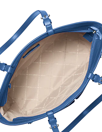 Michael Michael Kors Jet Set Medium Pocket Tote Bag Galaxy Blue