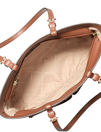 Michael Michael Kors Jet Set Medium Pocket Tote Bag Luggage