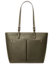 Michael Michael Kors Jet Set Medium Pocket Tote Bag Olive