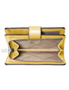 Michael Michael Kors Jet Set Medium Printed Signature Logo Wallet Honey