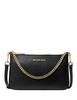 Michael Michael Kors Jet Set Medium Saffiano Leather Crossbody Bag Black