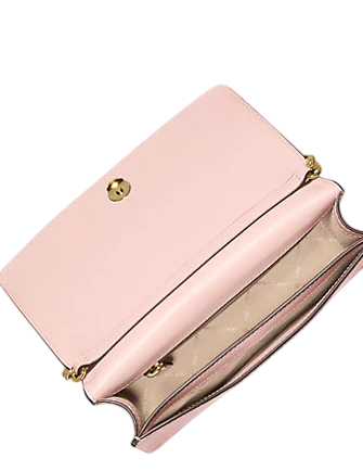 Michael Michael Kors Jet Set Medium Signature Logo Crossbody Bag Powder Blush