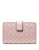 Michael Michael Kors Jet Set Medium Woven Wallet Powder Blush