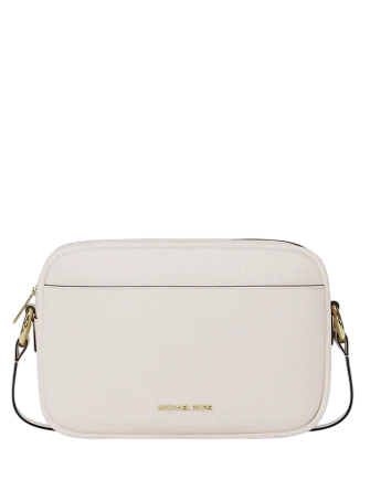 Michael Michael Kors Jet Set Pebbled Leather Camera Crossbody Bag