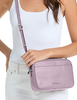 Michael Michael Kors Jet Set Pebbled Leather Camera Crossbody Bag Light Quartz