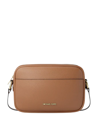 Michael Michael Kors Jet Set Pebbled Leather Camera Crossbody Bag