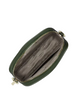 Michael Michael Kors Jet Set Pebbled Leather Camera Crossbody Bag Moss