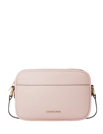 Michael Michael Kors Jet Set Pebbled Leather Camera Crossbody Bag